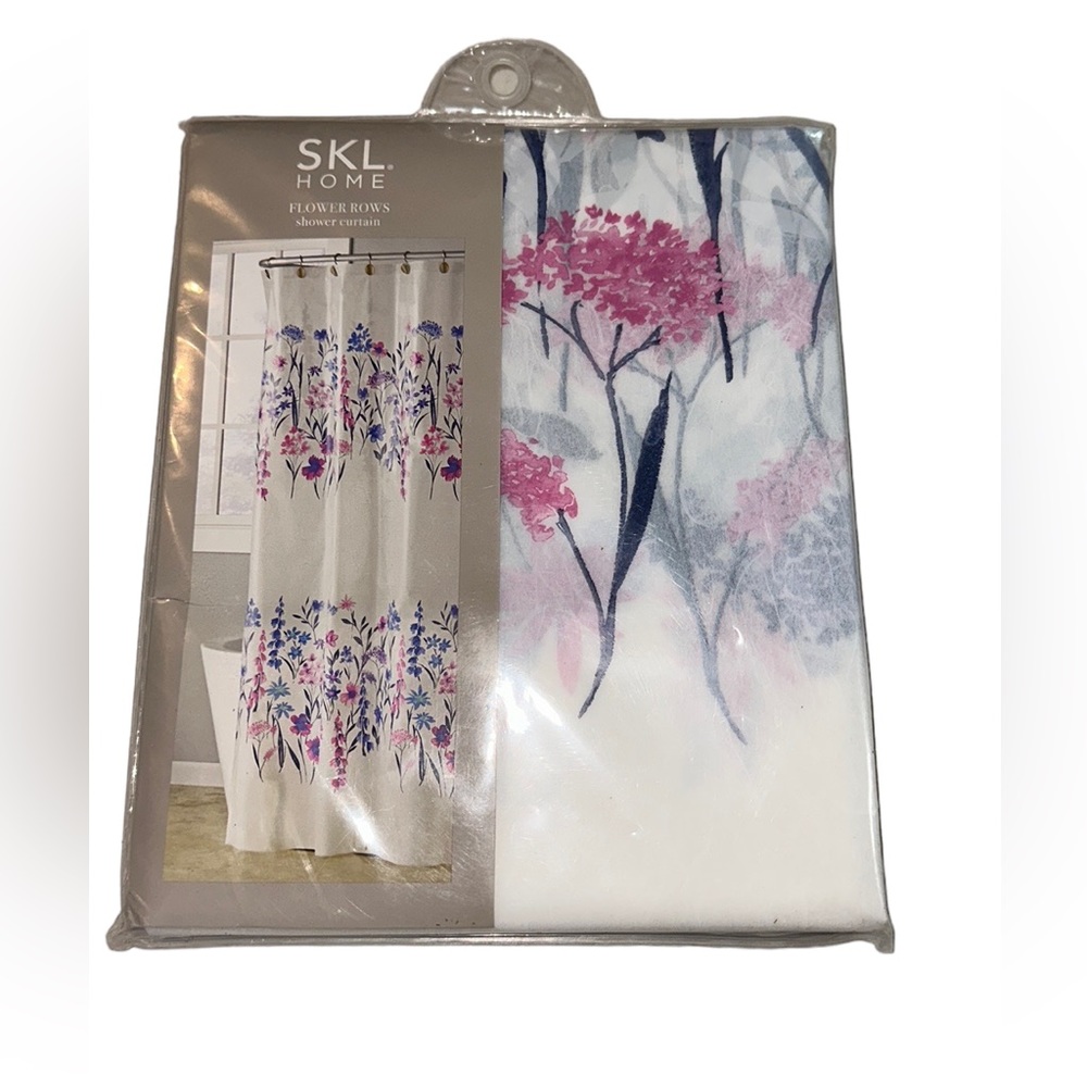 SKL‎ Home Flower Rows shower curtain